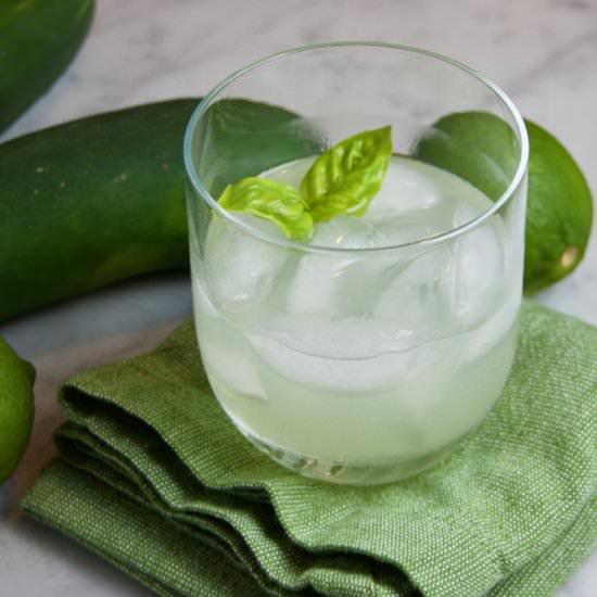 Cucumber & Basil Gimlet