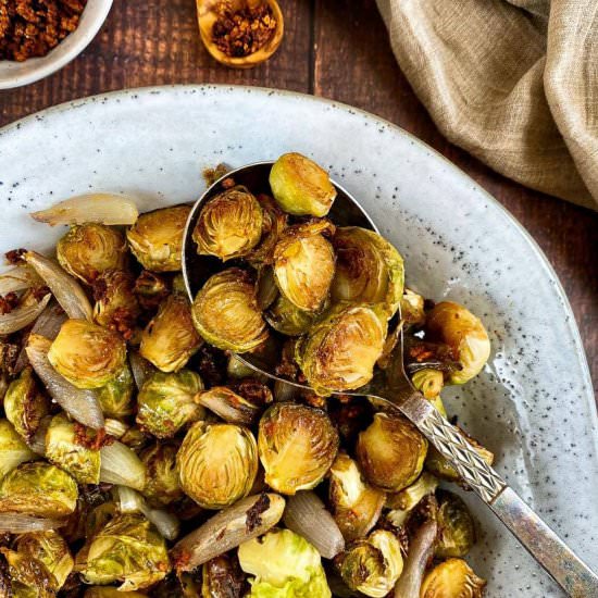 Balsamic Roasted Brussels sprouts