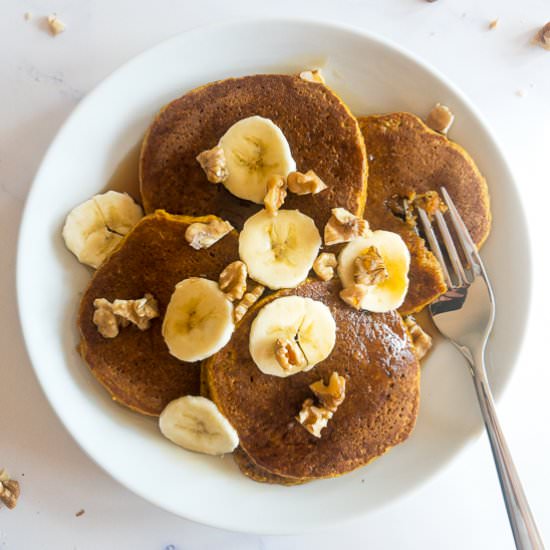 Gluten Free Pumpkin Pancakes