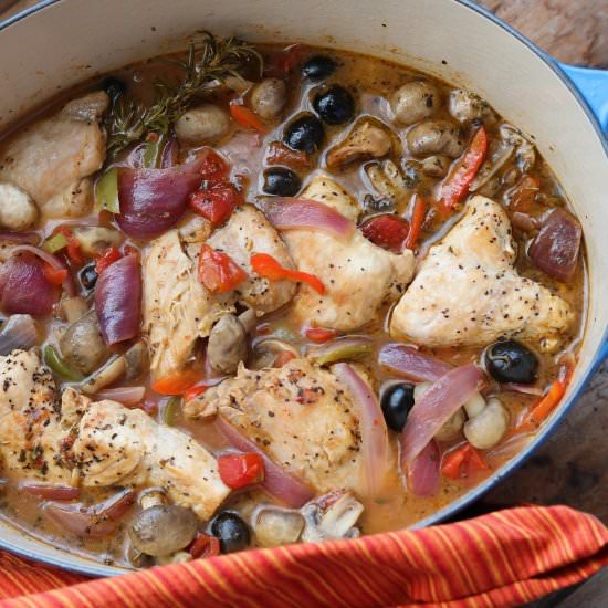 Easy Boneless Chicken Cacciatore