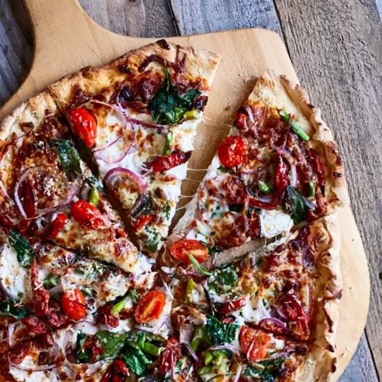 Overnight Sourdough Pizza Dough