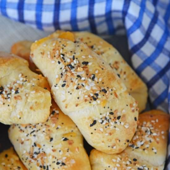 Everything Bagel Crescent Rolls