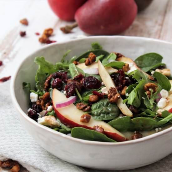 Candied Walnut Pear Salad