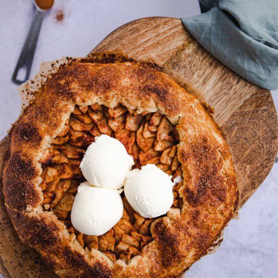 Vegan Apple Galette