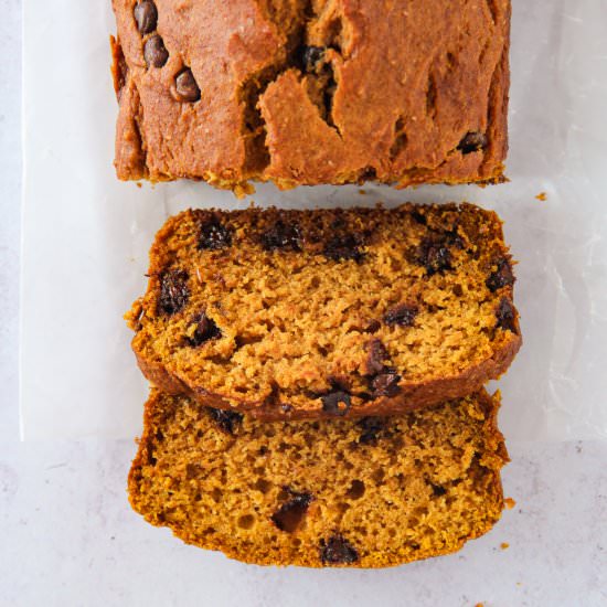 Chocolate Chip Pumpkin Bread