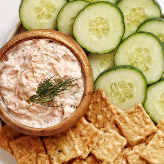 HEALTHY Salmon Dip