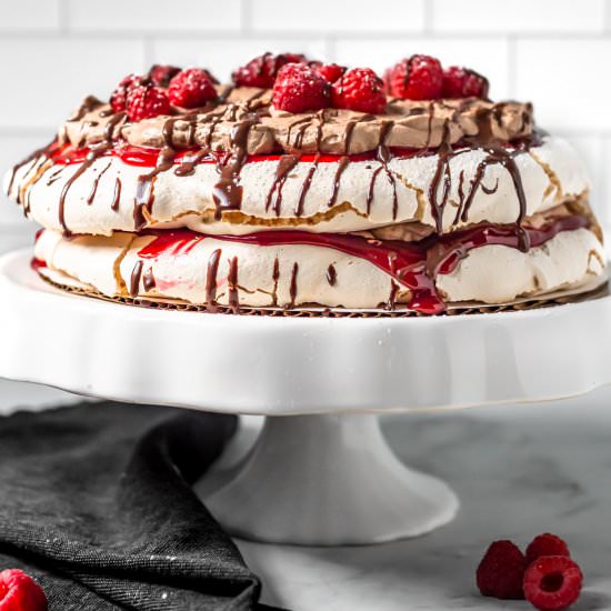 Chocolate Raspberry Torte