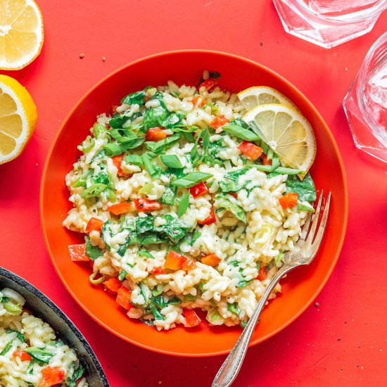 Pepper and Gorgonzola Risotto