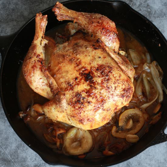 Garam Masala Infused Roast Chicken