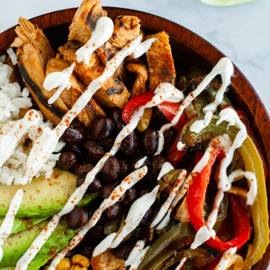Grilled Fajita Bowl
