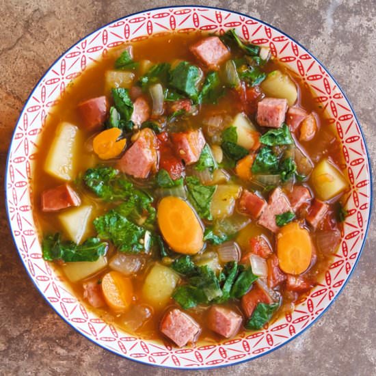Sausage Kale and Potato Soup