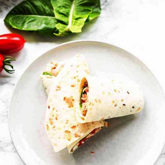 Tuna salad wrap