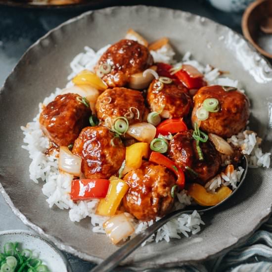 Easy Sweet and Sour Meatballs