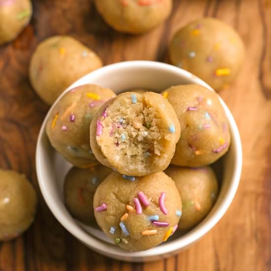 Paleo Vegan Birthday Cake Bites