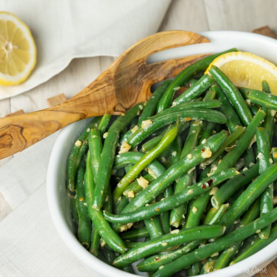 Garlicky Buttered Beans