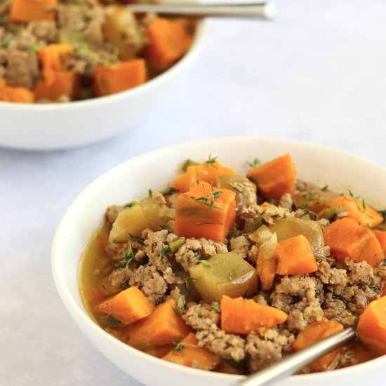 Sweet Potato Pork Stew