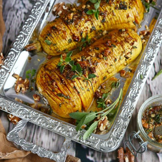Hasselback Butternut Squash