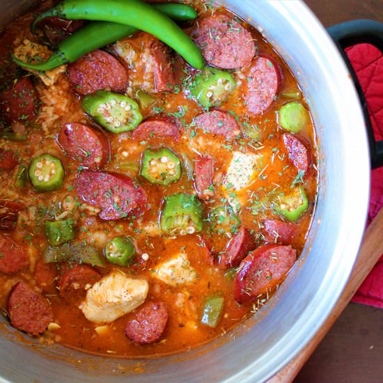 Chicken & Sausage Jambalaya