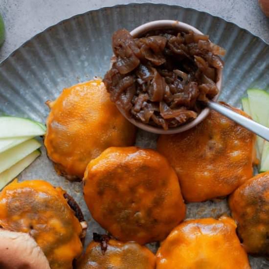 Fall Apple Turkey Burgers