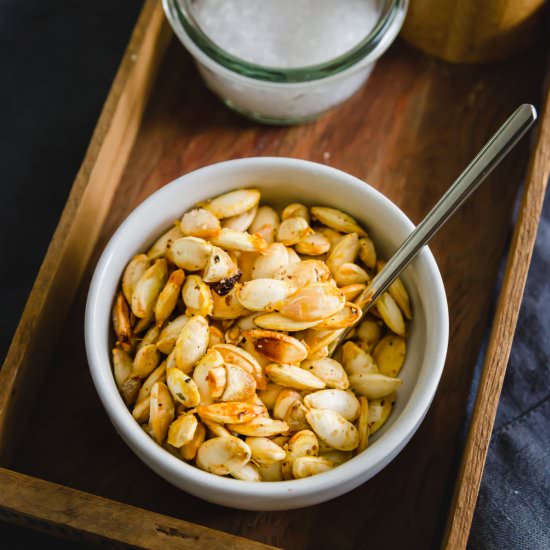 Roasted Squash Seeds