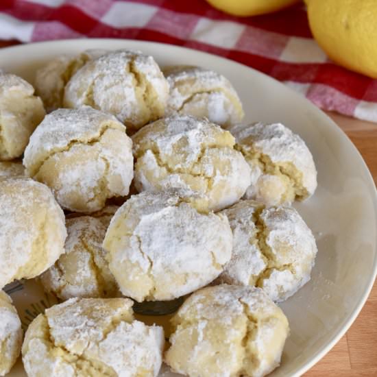Lemon Amaretti Cookies