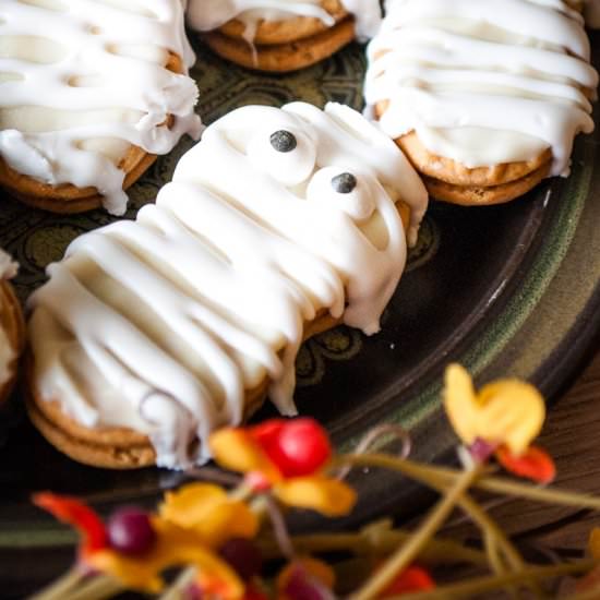 Nutter Butter Mummy Cookies