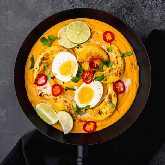 Curried Chickpea & Pumpkin Soup