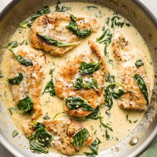 Creamy Chicken Florentine