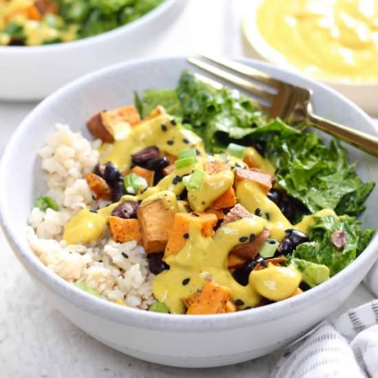 Sweet Potato Black Bean Mango Bowls
