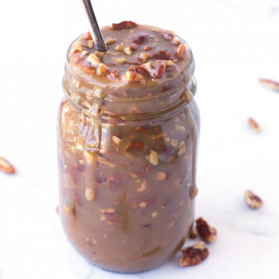 Microwave Caramel Pecan Sauce