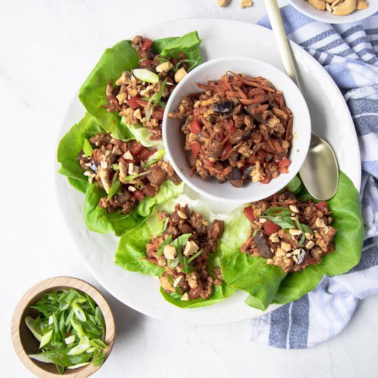 Healthy Chicken Lettuce Wraps
