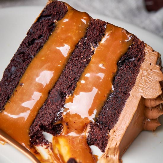 Chocolate Caramel Cake
