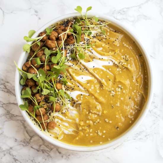 Butternut Squash Lentil Soup