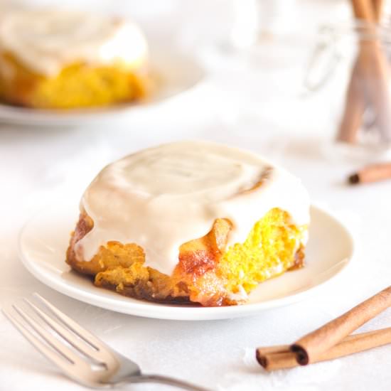 Pumpkin Cinnamon Rolls
