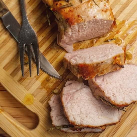 Easy Smoked Pork Tenderloin
