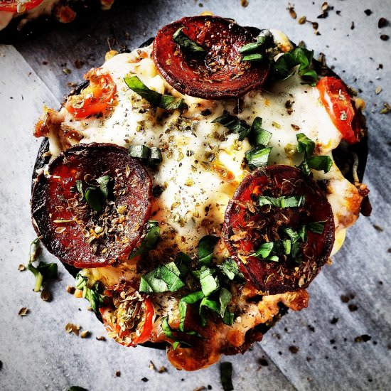 Portobello Mushroom Pizzas