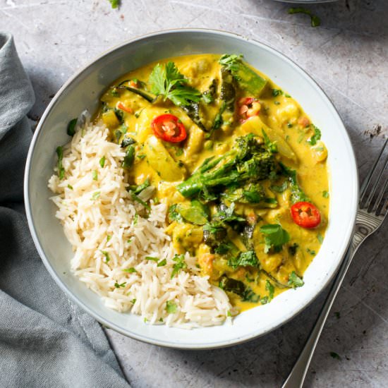 Creamy Courgette (Zucchini) Curry