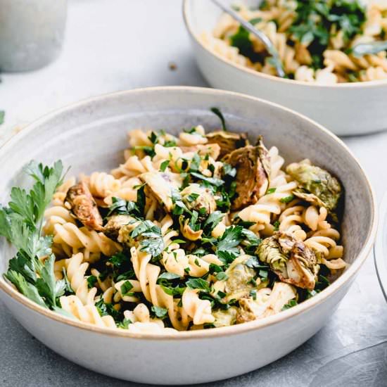 Roasted Brussels Sprouts Pasta