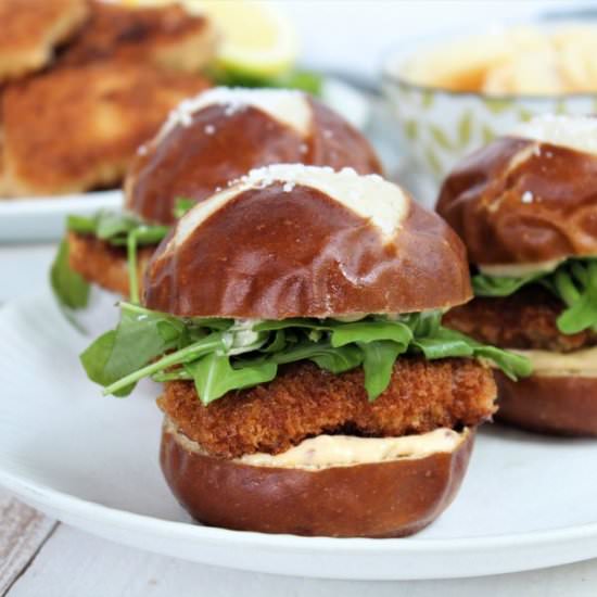 Pork Schnitzel Sliders