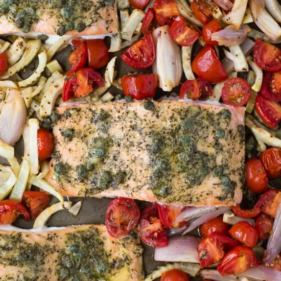 Salmon with Tomatoes