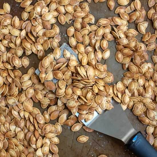 Perfect Roasted Pumpkin Seeds