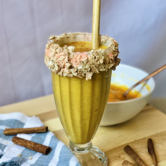 Pumpkin Pie Milkshake for One