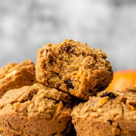 vegan morning glory muffins