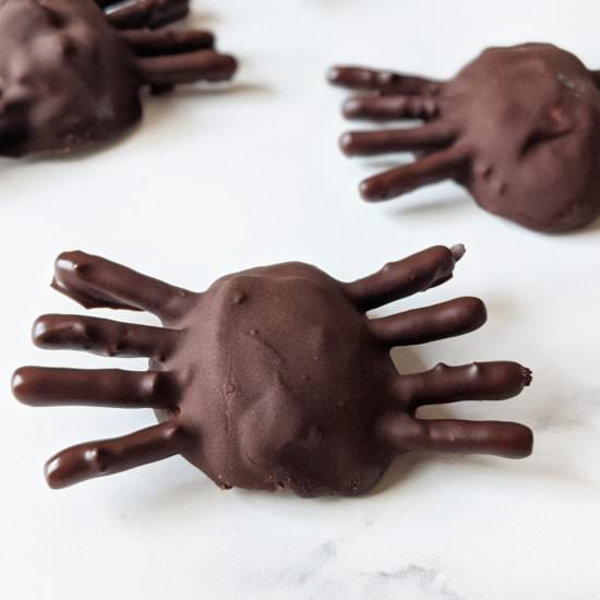 Chocolate Peanut Butter Spiders