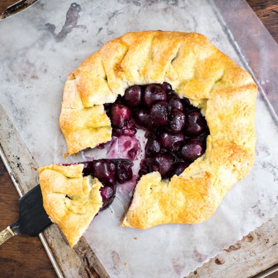 Cherry galette