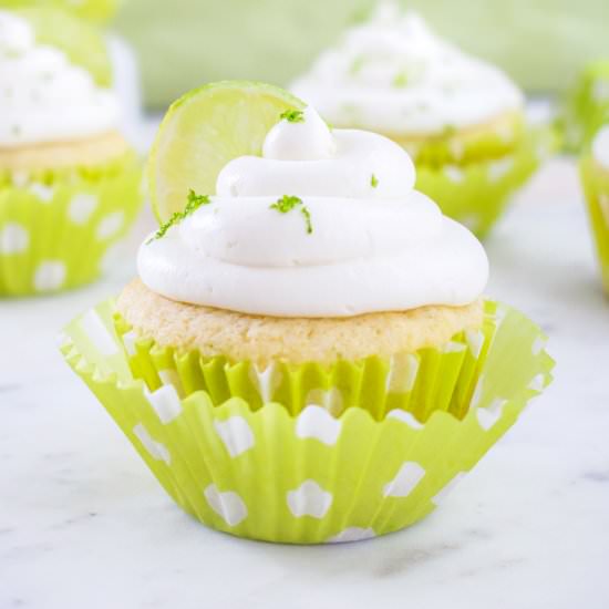 Lime and mascarpone cupcakes