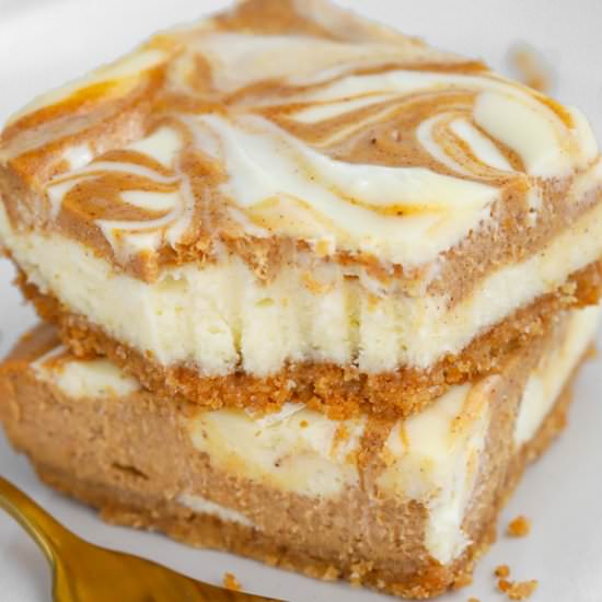 Pumpkin Cheesecake Bars