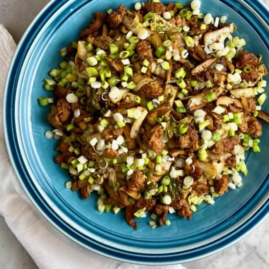 Sausage & Cabbage Stir-Fry