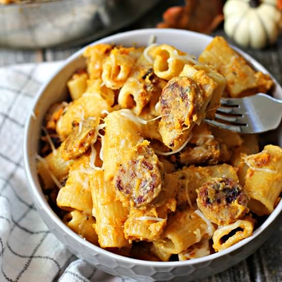 Butternut Squash & Sausage Rigatoni