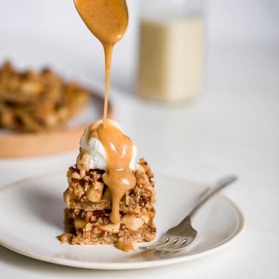 Apple Crumble bars
